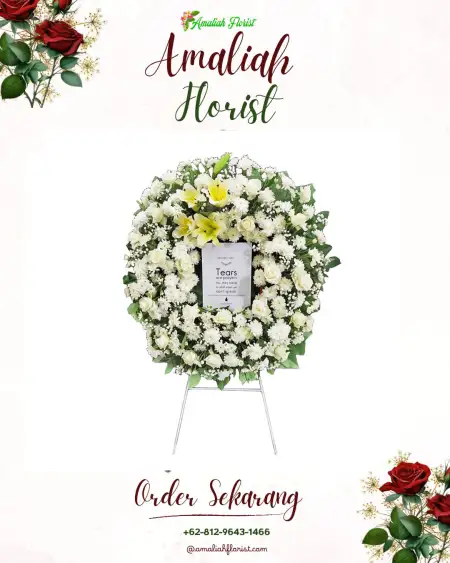 Krans Bunga Duka tambak langon surabaya